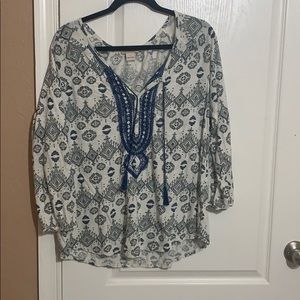 Lucky brand flowy shirt